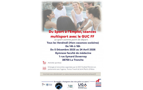 🌟 Du sport vers l’emploi avec le GUC FF ! 🌟