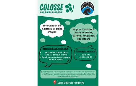 Sensibilisation aux violences sexistes et sexuelles